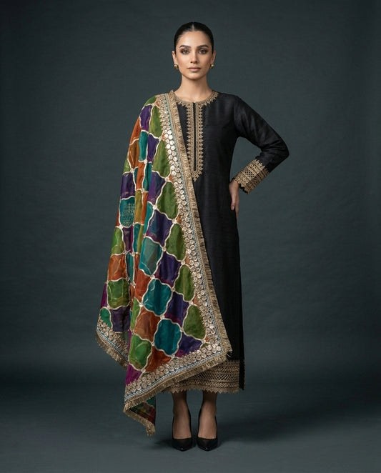 Noor-e-Rang Dupatta Ensemble